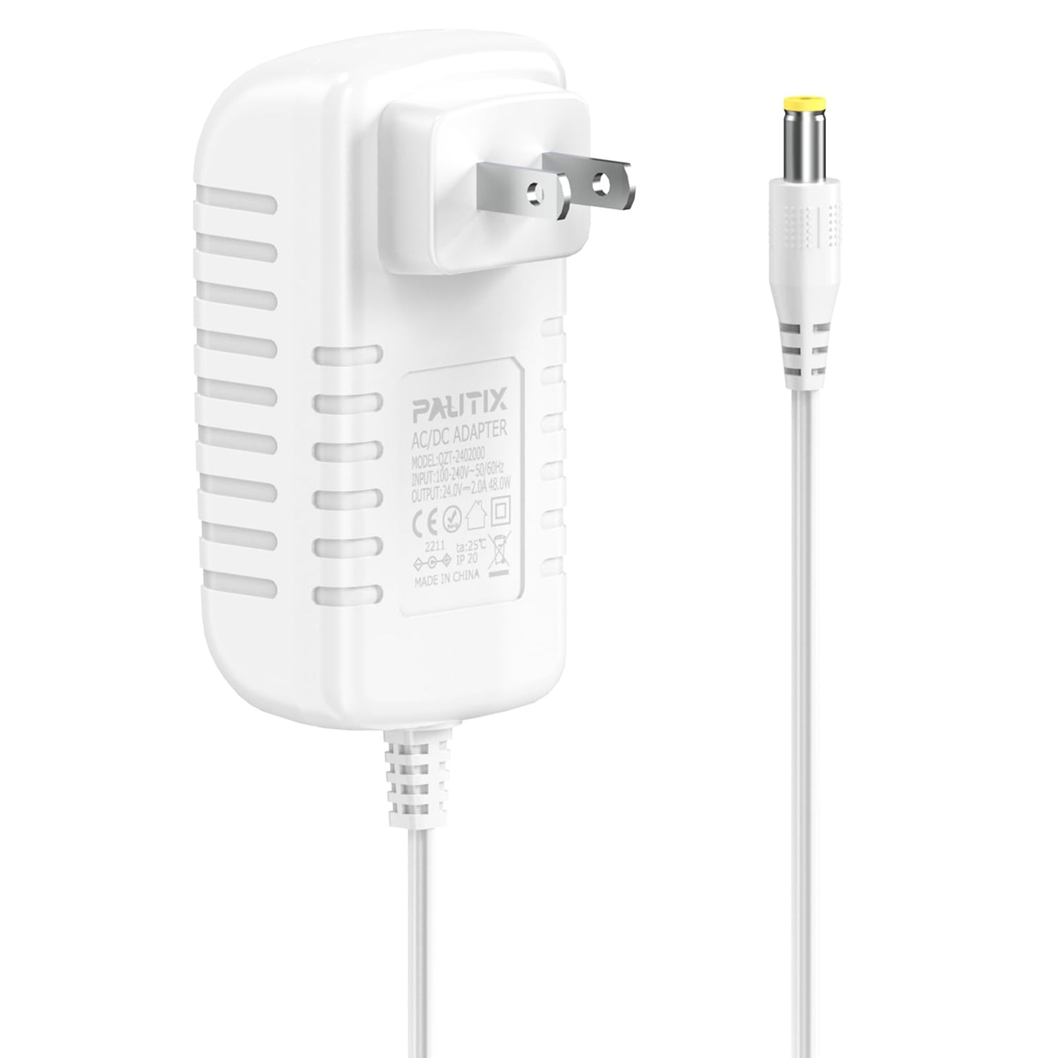 PAUTIX 24V DC Power Supply Adapter 2A 48W