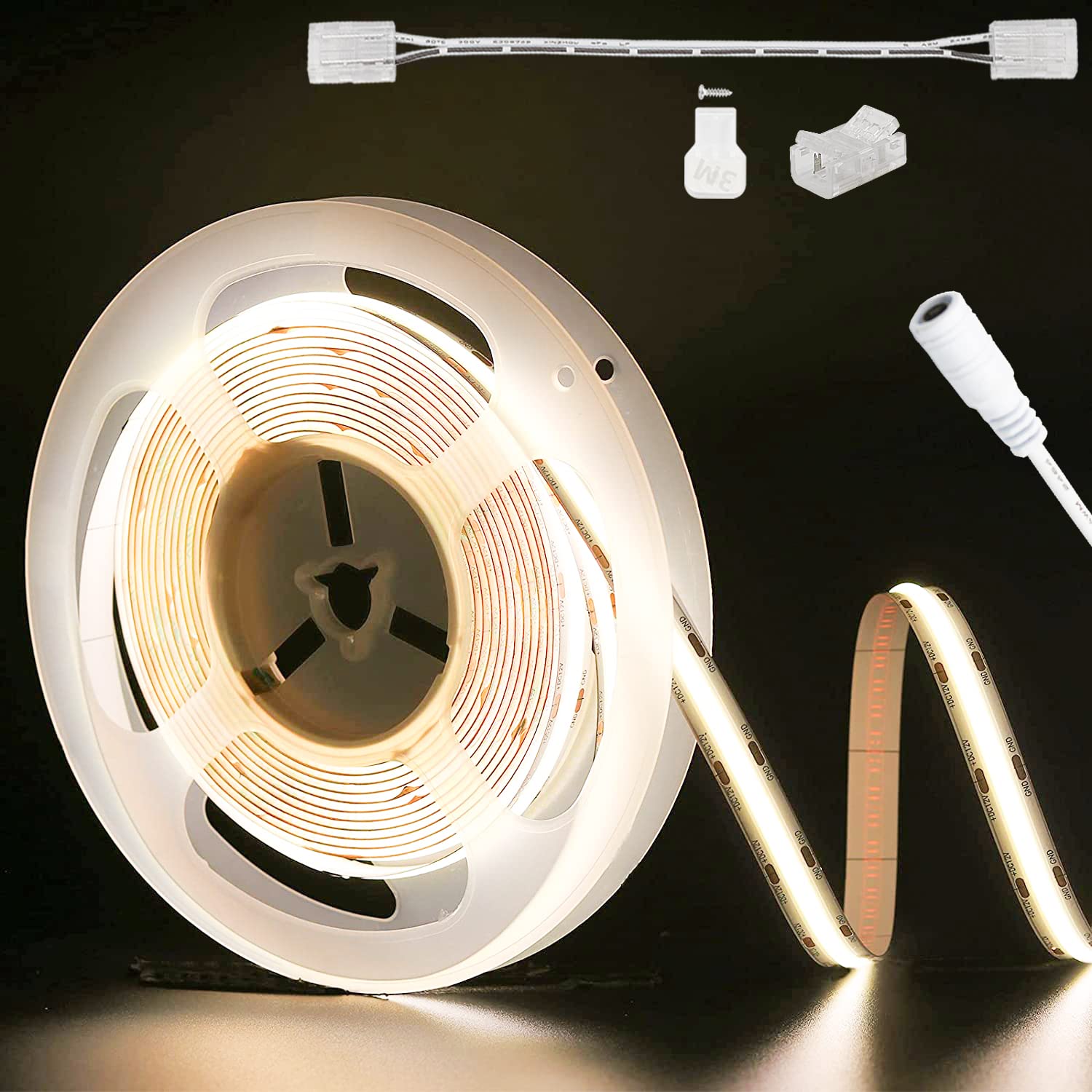PAUTIX 24V COB LED Strip Lights,24ft/7.5m4000K