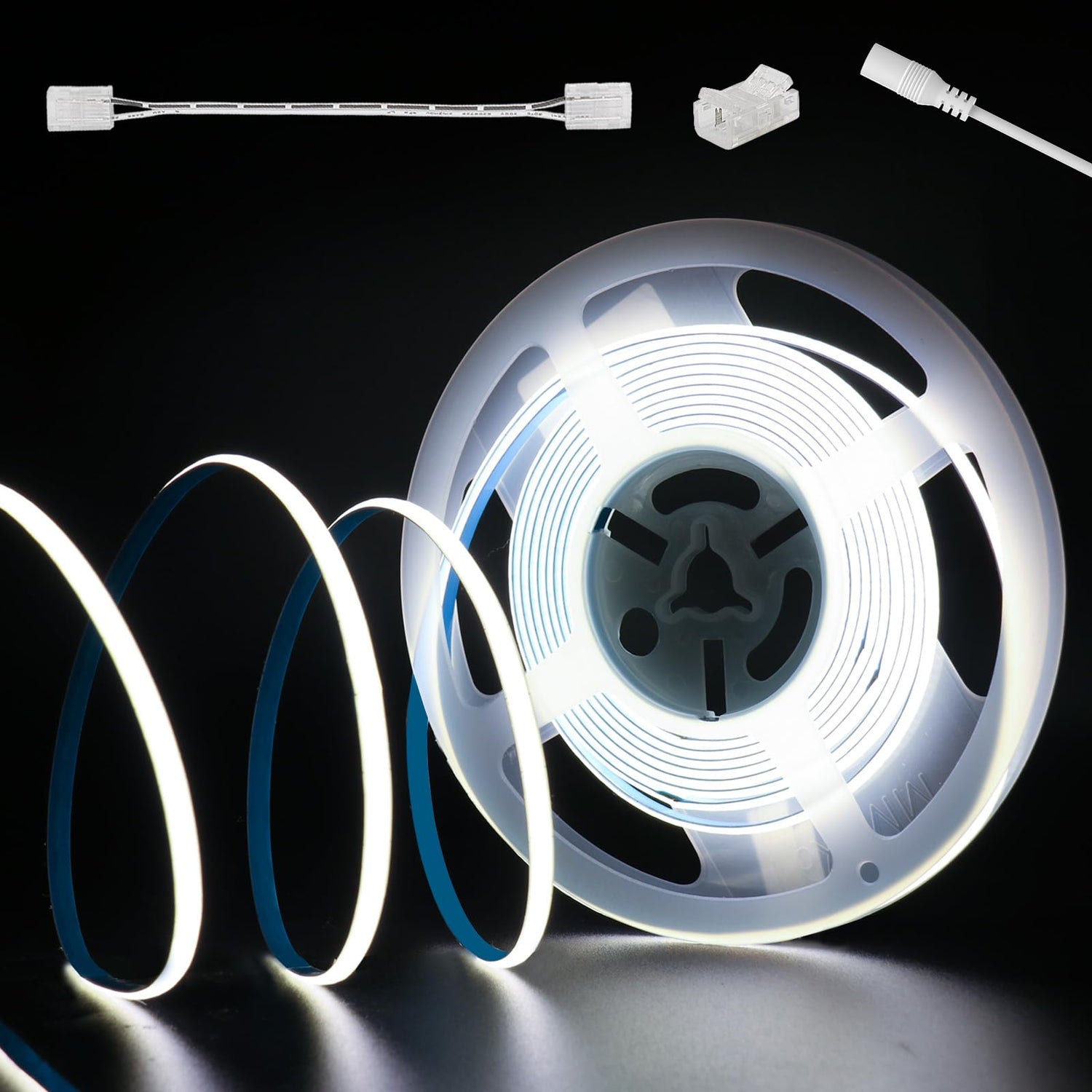 PAUTIX 24V COB LED Strip Lights,16.4ft/5m 6000K