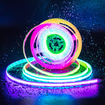 PAUTIX 24V RGB Smart IC COB LED Strip Lights,16.4ft/5m Addressable Color Flowing Strip Light,  IP65 Waterproof(Only Strip Light )