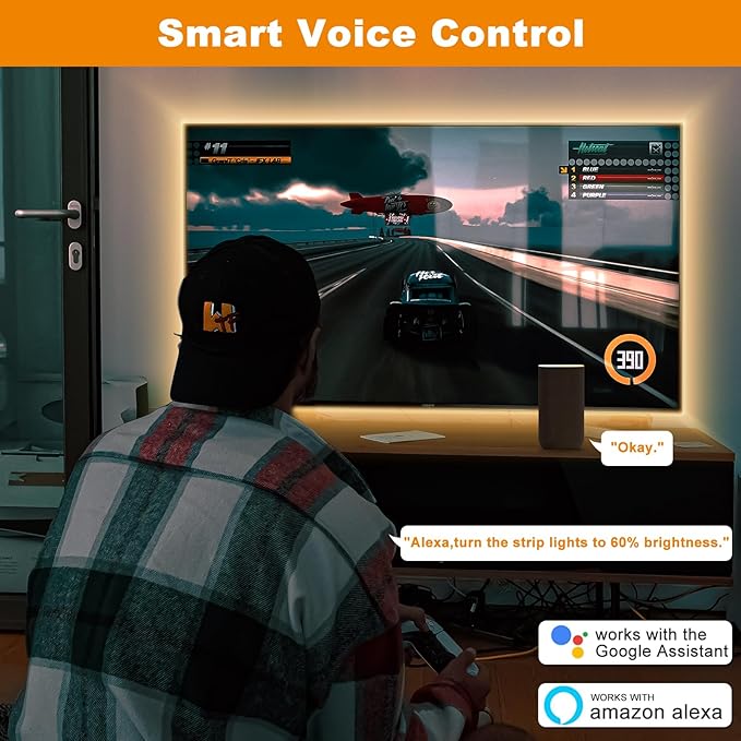 PAUTIX 2-Way RF WiFi Smart Remote Dimmer for Single Color LED Strip Lights,Work with Alexa and Google,14-Key Wireless Remote