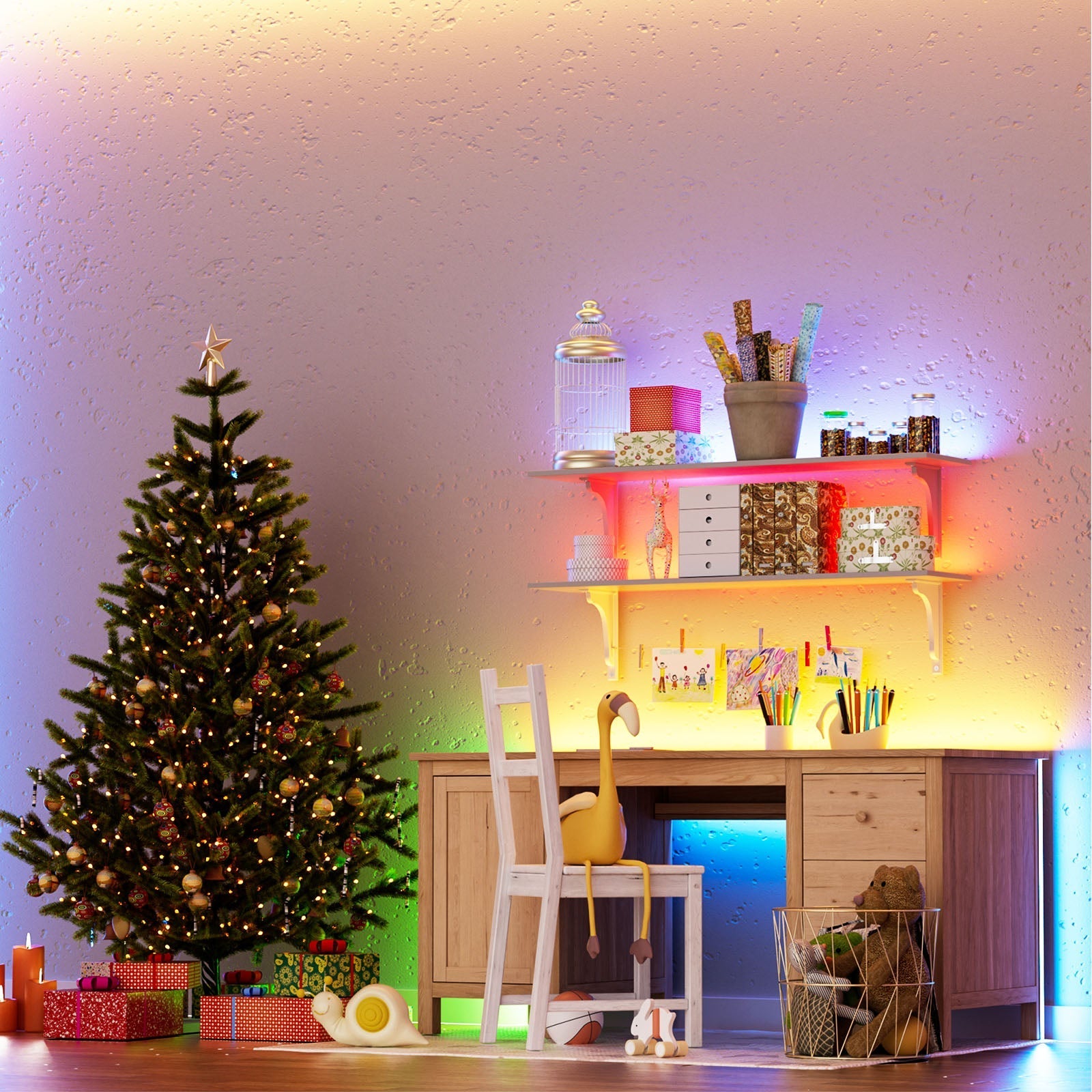 🎄 Injecting Festive Spirit with Ingenious Use of PAUTIX COB LED Strips