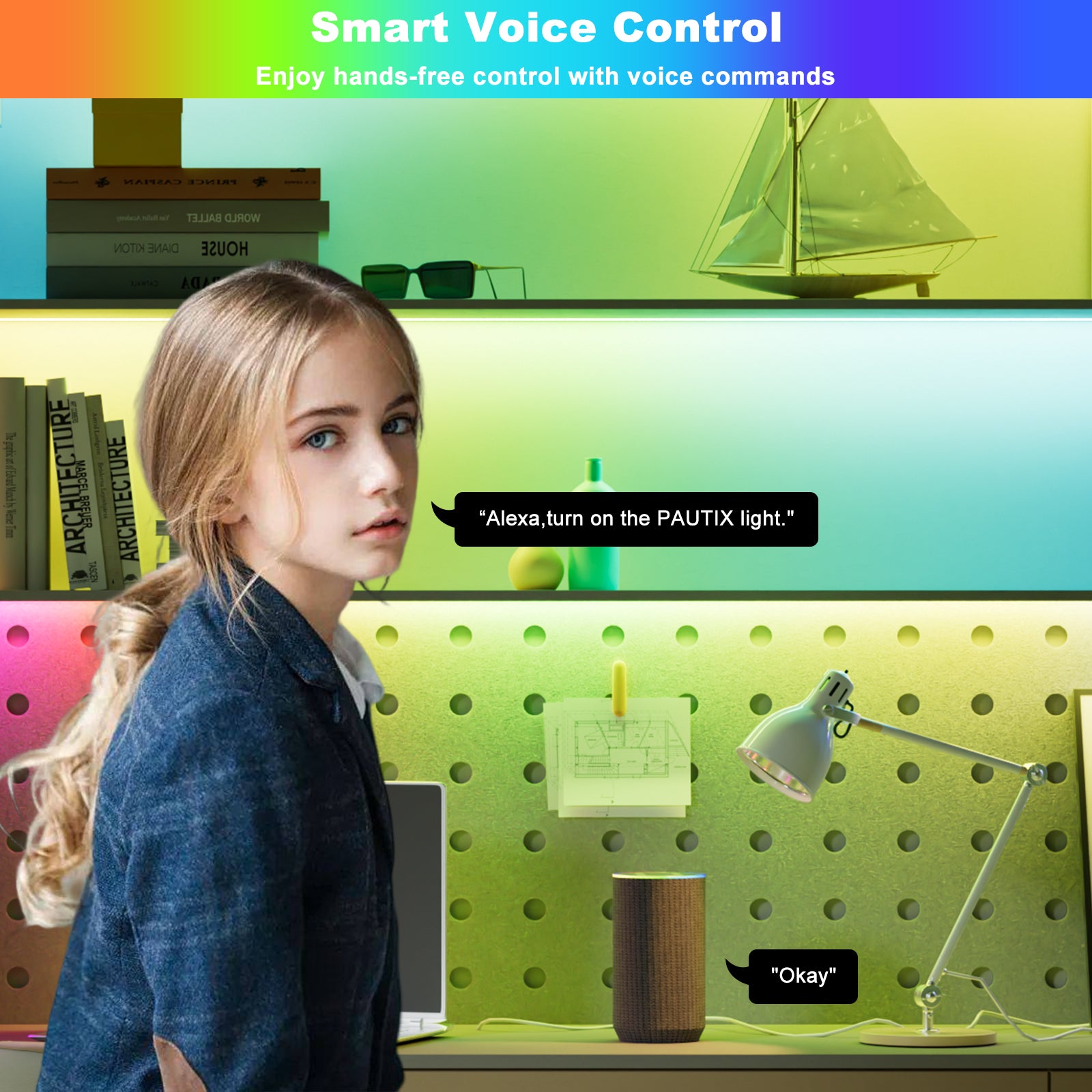 PAUTIX USB RGB ledstrip, 5 V, 3 m, dimbare kleurwisselende RGB COB met Bluetooth Smart App controller, flexibele USB-ledstrip met muziekmodus voor tv, feest, doe-het-zelf decoratie PAUTIX USB RGB ledstrip, 5 V, 3 m, dimbare kleurwisselende RGB COB met Bluetooth Smart App controller, flexibele USB-ledstrip met muziekmodus voor tv, feest, doe-het-zelf decoratie